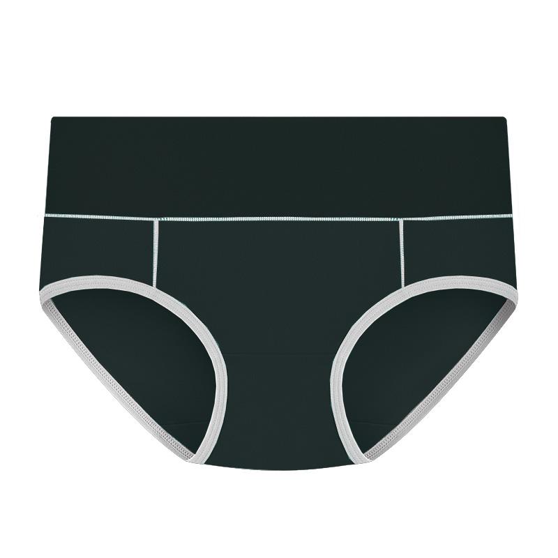 Plus Size Women's Panties Solid Colour Simple Cotton Middle Waist Trousers Lift Hips and Tighten Waist Underwear Briefs