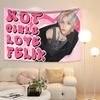2025 Kpop Boy Group Member Felixs Tapestry American Flag Background Korean Idol Home Decor Wall Hanging Covering Concert Banner