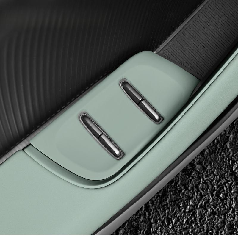 For NIO EC6 -2024 Door Lift Window Button Sticker Silicone Car Decoration Accessories Modification Supplies