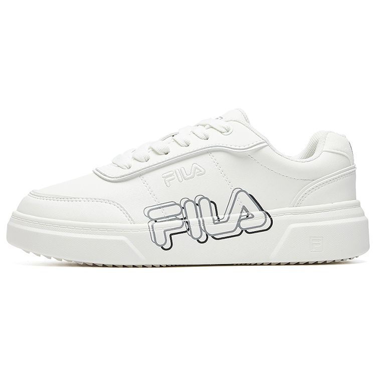 Fila Heritage-FHT Comfortable Versatile Durable Balanced Lightweight Breathable Low-Top Skate Shoes Women Sneaker White F12W031303FSW