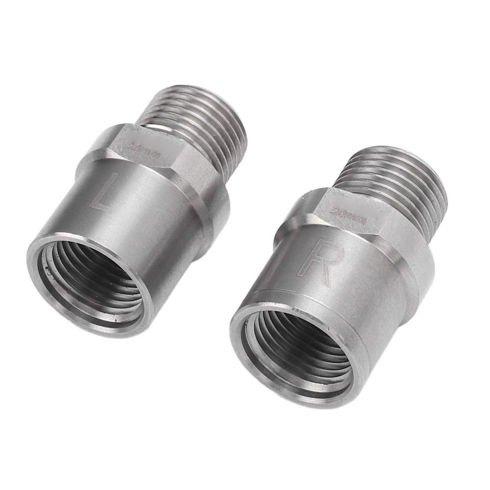 1 Pair Heavy Duty Extended Pedal Spacer Bike Pedal Extension Shaft for Bike Pedal Compatibility