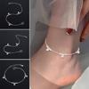 Simple Jewelry Women Bells Bead Silver Plated Chain Foot Anklet Ankle Bracelet