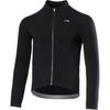 Li-Ning Comfortable Casual Simple Zipper Warm Slim Fit Long Sleeve Cycling Jersey Men Jersey Black LCUY095-1