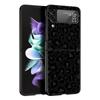 Чехол для телефона с леопардовым принтом для Samsung Galaxy Z Flip 6 5 4 3 Корпус для Samsung Z Flip3 Flip4 Flip5 Flip6 Жесткая крышка из поликарбоната