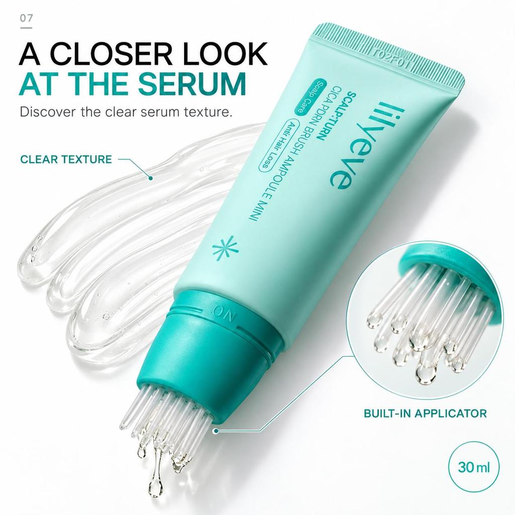 ilyeve SCALPTURN Cica PDRN Scalp Serum Mini  30ml