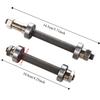 Hub Cycling Supplies Hollow Spindle Shaft Front Rear Axle Bike Bearings Bicycle Hub Axle Axle Lever