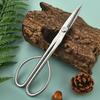 Stainless Steel Gardening Shears: Leaf & Bud Trimmers, Pruning Scissors for Flower Arrangements, Bonsai, and Small Branches.