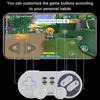 Wireless Bluetooth Controller with joysticks rumble vibration gamepad for Switch/Switch pro Android/pc /PS3-White gray-