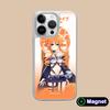 Date a Live Ямай Кагуя Покрытие серебром Чехол для мобильного телефона Magsafe для iPhone 17 16 15 14 13 12 11 Air Pro Max Plus Цветной