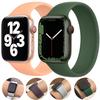 Спортивный ремешок-петля Solo для Apple Watch Band 44 мм, 45 мм, 42 мм, 41 мм, 40 мм, 38 мм, силиконовый эластичный водонепроницаемый браслет с защитой от пота для IWatch Series 7 6 SE 5 4
