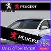 2026 Hot Car Sticker Car Front Windshield Stickers Front and Rear Decorative Decals Sticker For Peugeot 408 4008 308 3008 Rifter