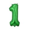 16-дюймовые американские зеленые цифровые фольгированные шары для праздничного украшения на день рождения.