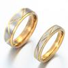 Women Men Stainless Steel Couple Ring Wedding Band Promise Engagement Jewelry MIT