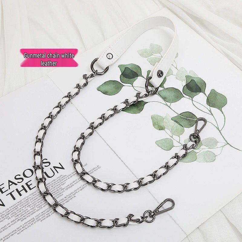 Женский кожаный ремешок кроссбоди - Универсальная, прочная металлическая цепочка, устойчивая к выцветанию, продается отдельно.