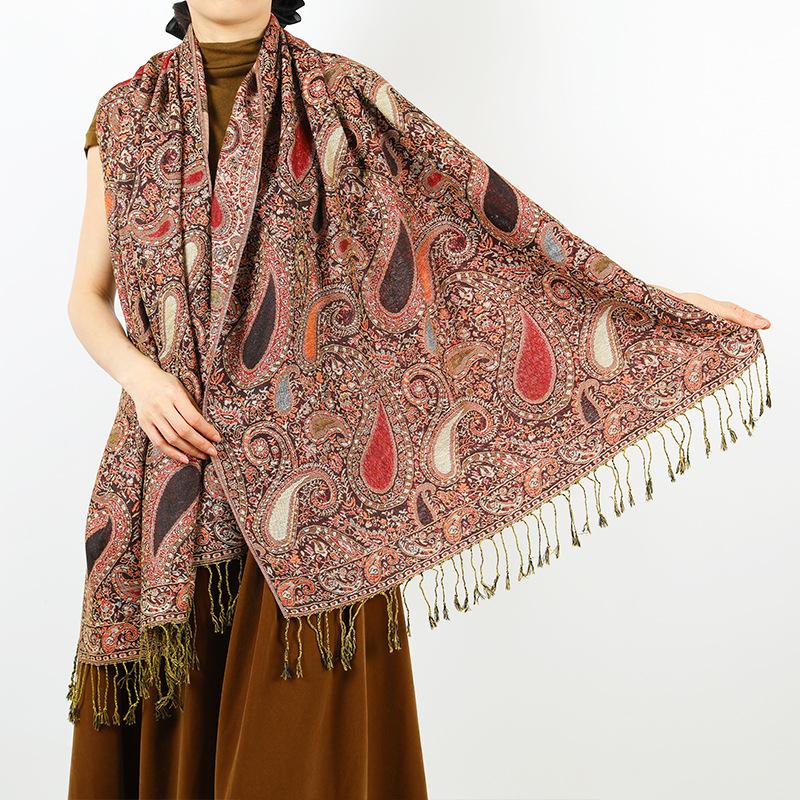 Spring and Autumn with Large Size Shawl Decoration Long Scarf Long Scarf Women's Fringed Headscarf