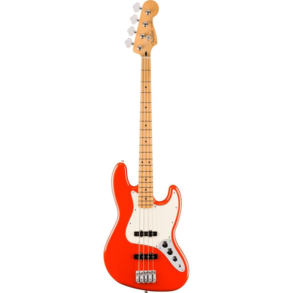 Fender Электробас Player II Jazz Bass Кленовый гриф Кораллово-красный Мягкий чехол