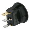 ABS Пластик Черный Красный DC 12V 20A Переключатель Противотуманные Фары Круглый 12V Красный Светодиод