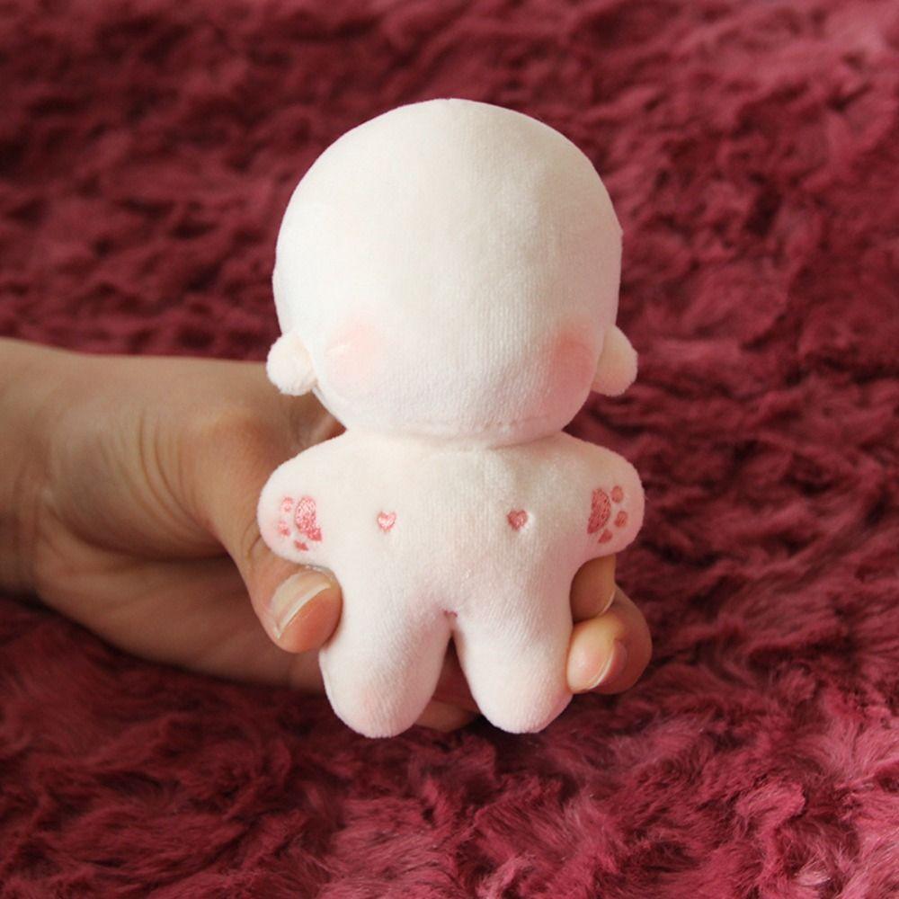 Stuffed Blank Unembroidery Cotton Doll Embroidery DIY Idoll Doll Blank Cotton Stuffed Toy  Toddler