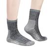 YUEDGE 2 Pairs Mens Merino Wool Moisture Wicking Outdoor Hiking Cushioned Duty Work Crew Socks for Men Size 37-46
