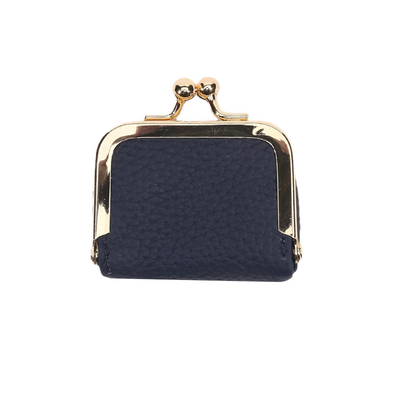 Портативная кожаная мини-шкатулка для драгоценностей, винтажный мини-кошелек для монет, футляр для ювелирных изделий с замком-поцелуем, футляр для наушников и кольца