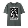 Tarot Card Team Trash Crescent Moon Opossum Raccoon White T Shirt Unisex Breathable Harajuku