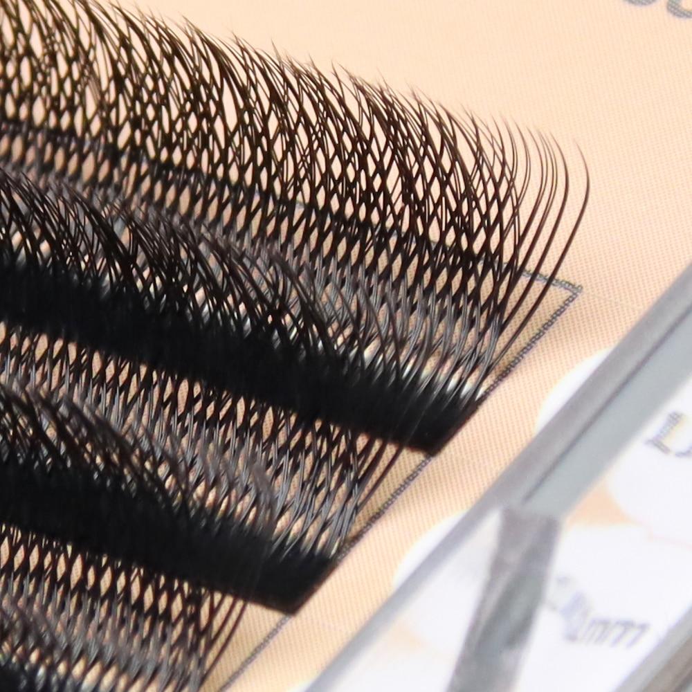 ANNAFRIS 6D W Наращивание ресниц Готовые объемные вееры Натуральные мягкие 6D W Форма Автоматическое цветение Цветущие накладные ресницы