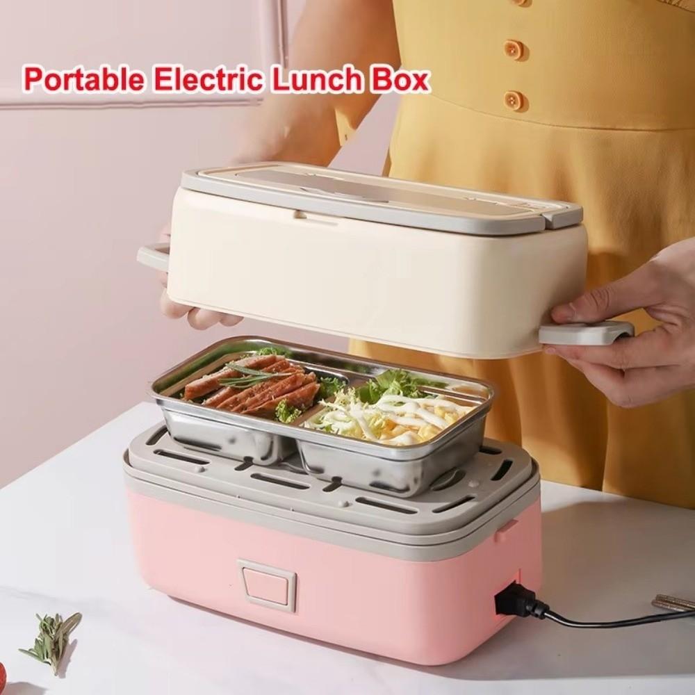Leaf-proof Electric Heating Lunch Box Quick Heating Portable Insulated Lunchbox For Office Workers