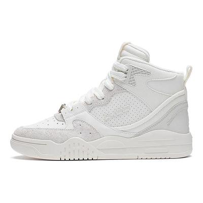Li Ning Moon белые удобные высокие спортивные повседневные туфли женские кроссовки Off-White AGCS250-3