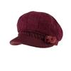 Windproof Grandma Knitted Hat Rabbit Fur Winter Cap Casual Elderly Lady Yarn Cap  Mom Grandma