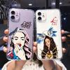 Модный Прозрачный Чехол для Телефона Lana Del Rey Singer Kraft Для iPhone 15 12 13 11 14 Pro Max Mini XR XS 14 Plus SE Прозрачный Чехол-Сумка