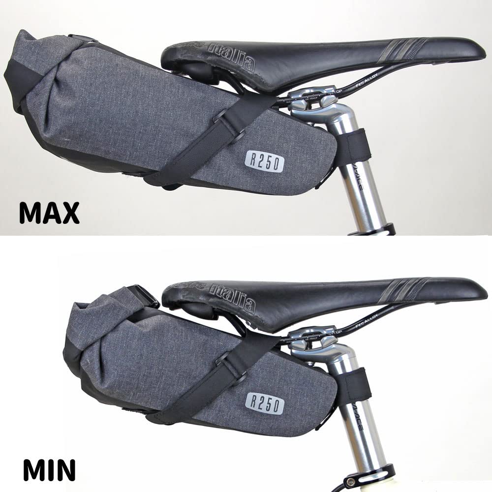 Travel Messenger Bag Waterproof Saddle Bag 2 Small Black [Arney Gomar]