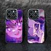 Oshi No Ko A-Аниме Милый Чехол Для Телефона Для IPhone 16 17 15 14 12 13 Pro Max Черный Цвет Ударопрочный Чехол
