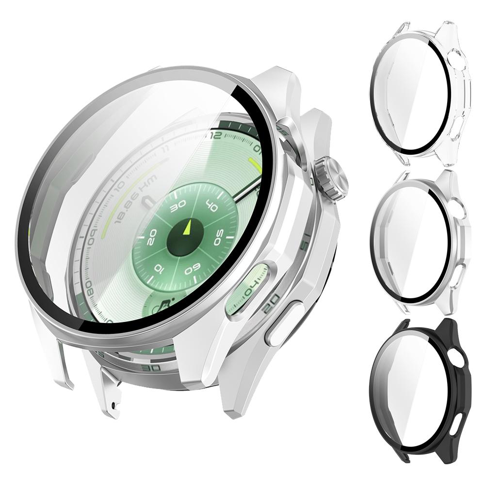 Закаленное Стекло Чехол для Часов Для Huawei Watch GT 6 46ММ Защита Всего Экрана Жесткий PC Бампер Чехол Для Huawei GT6 46ММ