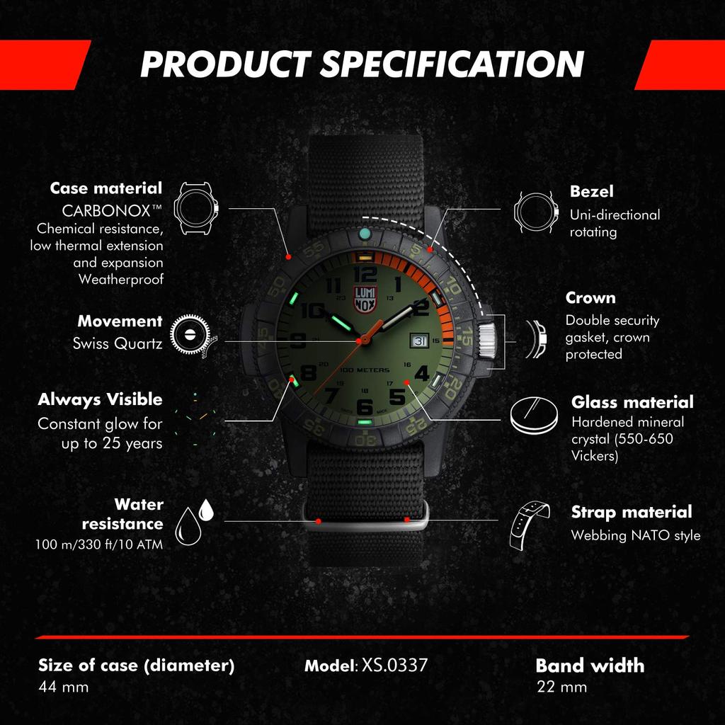 Часы Luminox LUMINOX LEATHERBACK SEA TURTLE GIANT 0320SERIES 0337 [Товар] [Товар]