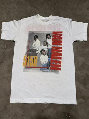 Винтажная футболка Van Halen 5150 Tour 1986 года 2 стороны Все размеры S-4XL