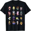 Футболка с графическим принтом Animal Crossing Villagers Line Up