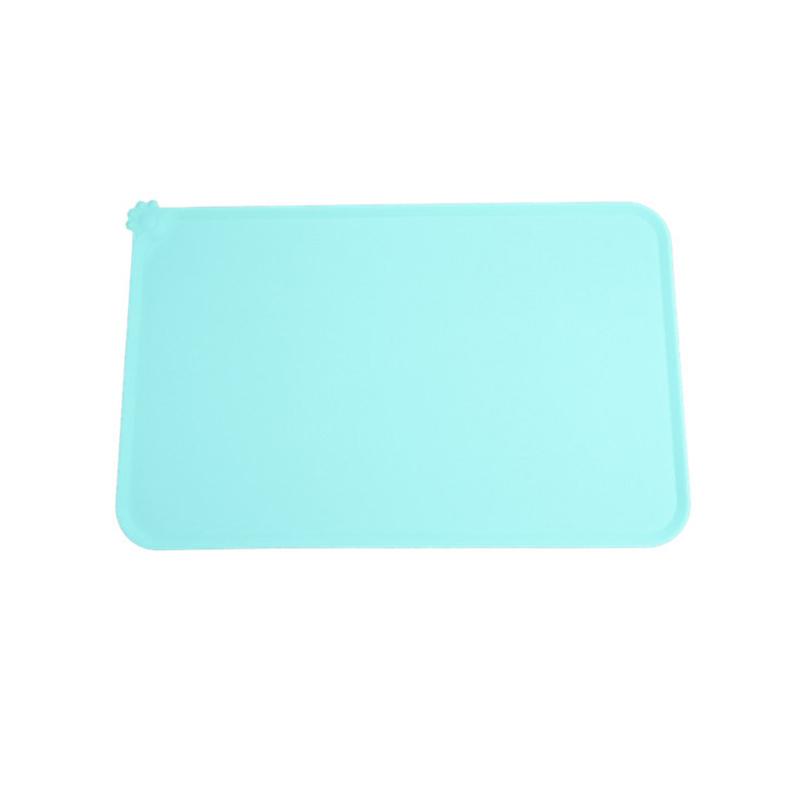 Новый водонепроницаемый коврик для домашних животных для собак и кошек, однотонный силиконовый коврик для корма для домашних животных, миска для домашних животных, коврик для питья, подставка для кормления собак, легко моется