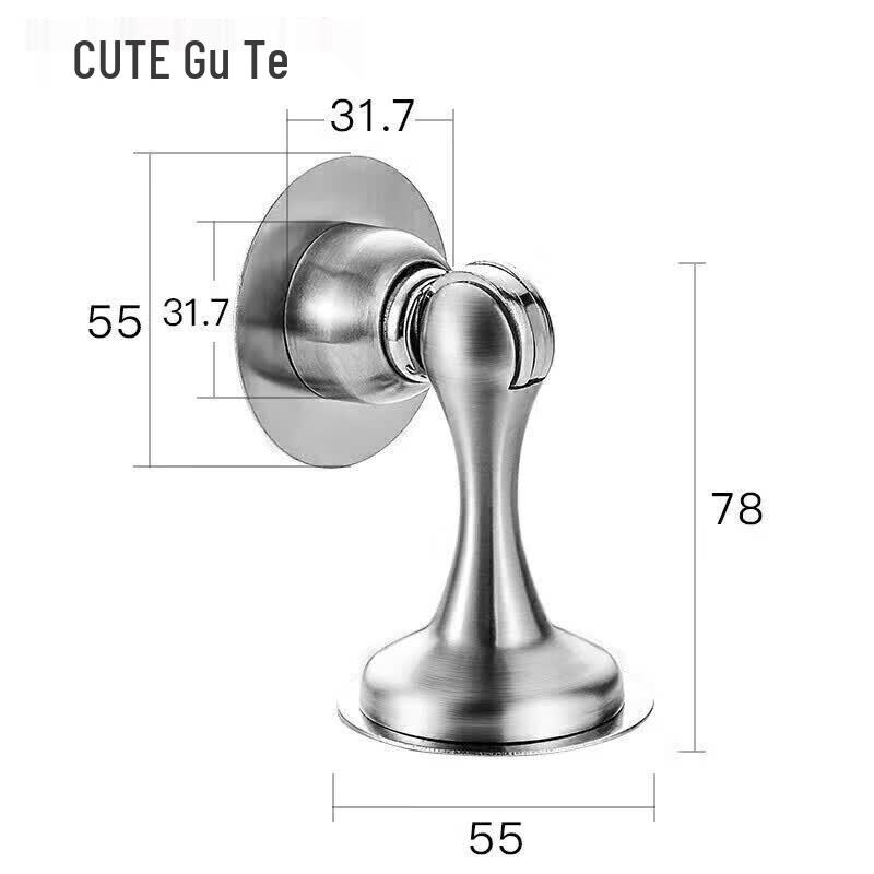GUTE 304 Stainless Steel Dual-Use Door Stopper