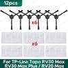 Совместимо для TP-Link Tapo RV30 Max Plus/ RV30 Max/ RV20 Max Plus / RV20 Max Аксессуары Hepa Фильтр Швабра Боковая Щетка Запчасти