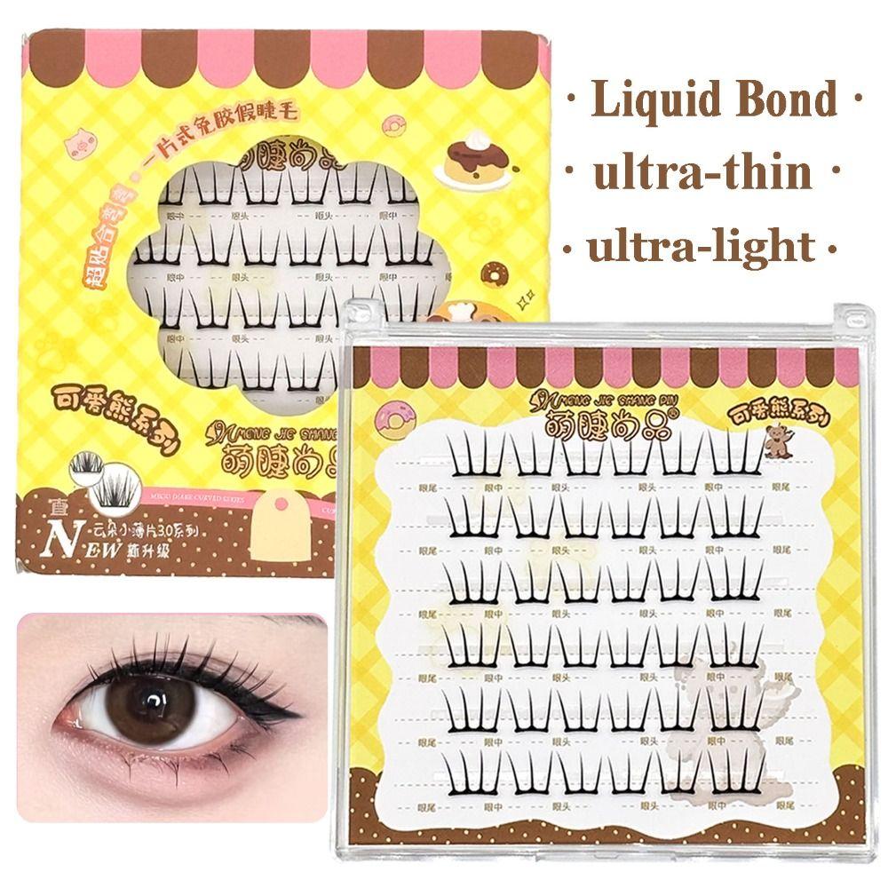 6-Row 3D Faux Mink Lash Natural Look Fake Eyelash Long Lasting False Eyelashes Personal Care