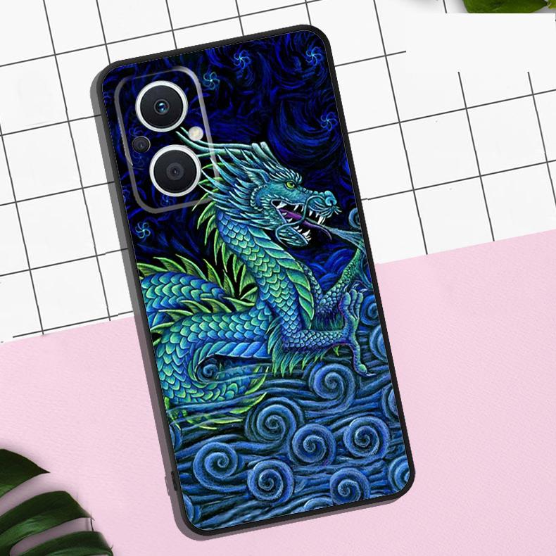 Легендарный чехол Дракон для OPPO Reno 11 12 13 F 8T 7 8 10 Pro OPPO Find X8 Pro X3 X6 Pro X5 Lite Чехол Coque