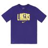 NBA Collaboration Dri-Fit T-Shirt Los Angeles Lakers Team Logo Sports Quick-Dry Basketball Short Sleeve Kids Tops 3Z2B7BBW5-LAK