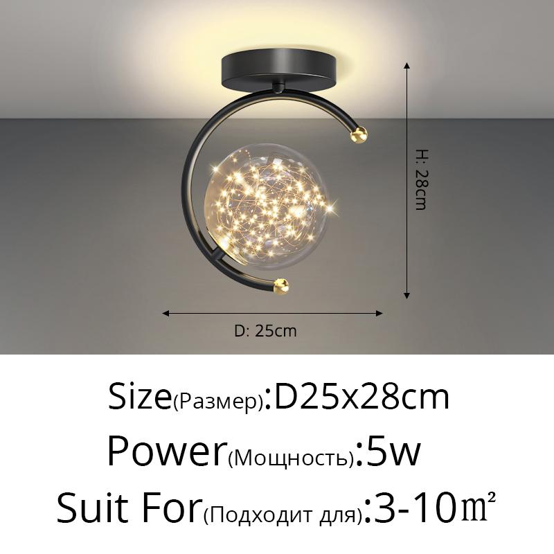 LED Ceiling Chandelier For Aisle Bedroom Dining Room Hallway Corridor Gallery Restaurant Coffee Hall Office Indoor Home Lights