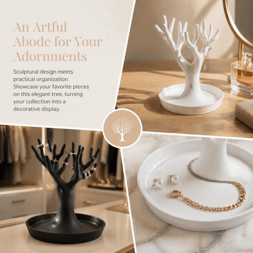 Simulated Tree-shaped Organizer 3D Printed Tree Jewelry Display Stand Desktop