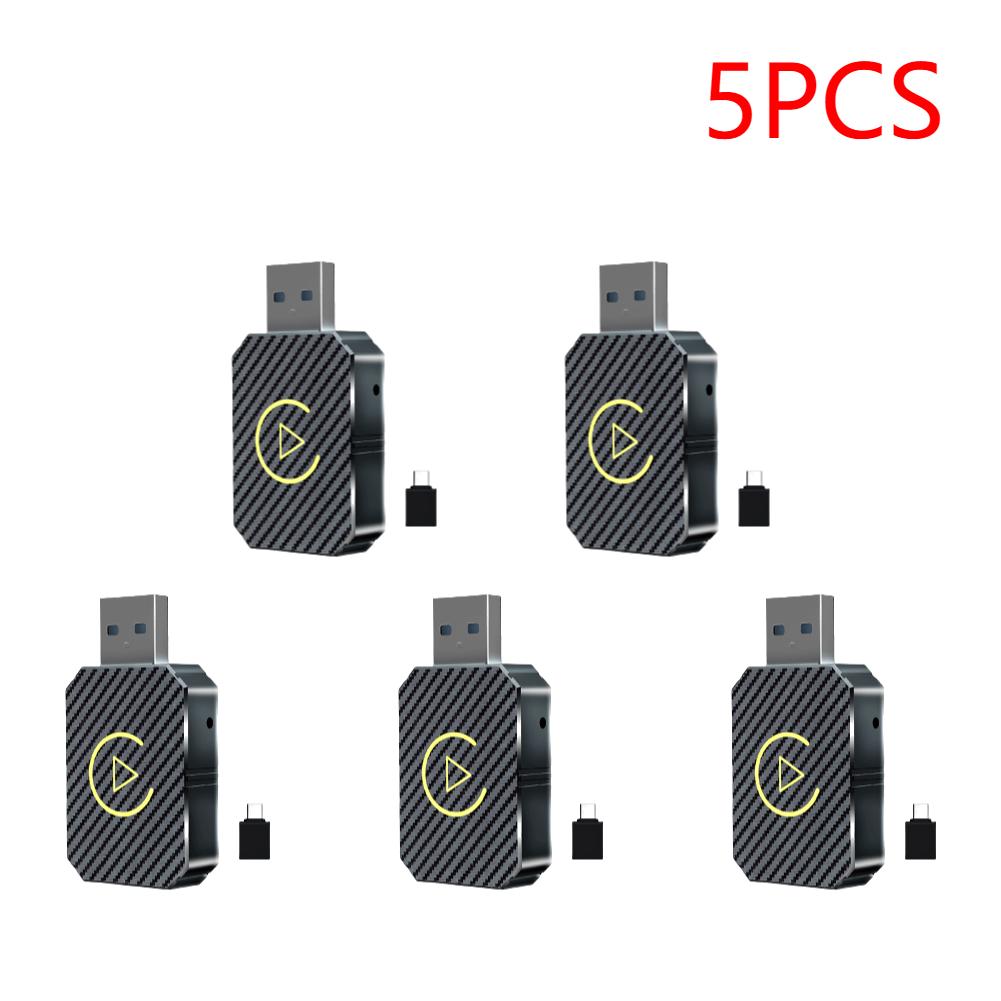 5 В Type-C USB Беспроводной CarPlay Android Auto AI Бокс BT 5.0 Обновление по воздуху Автоматическое подключение для OEM Проводной CarPlay Andriod Auto Автомобилей