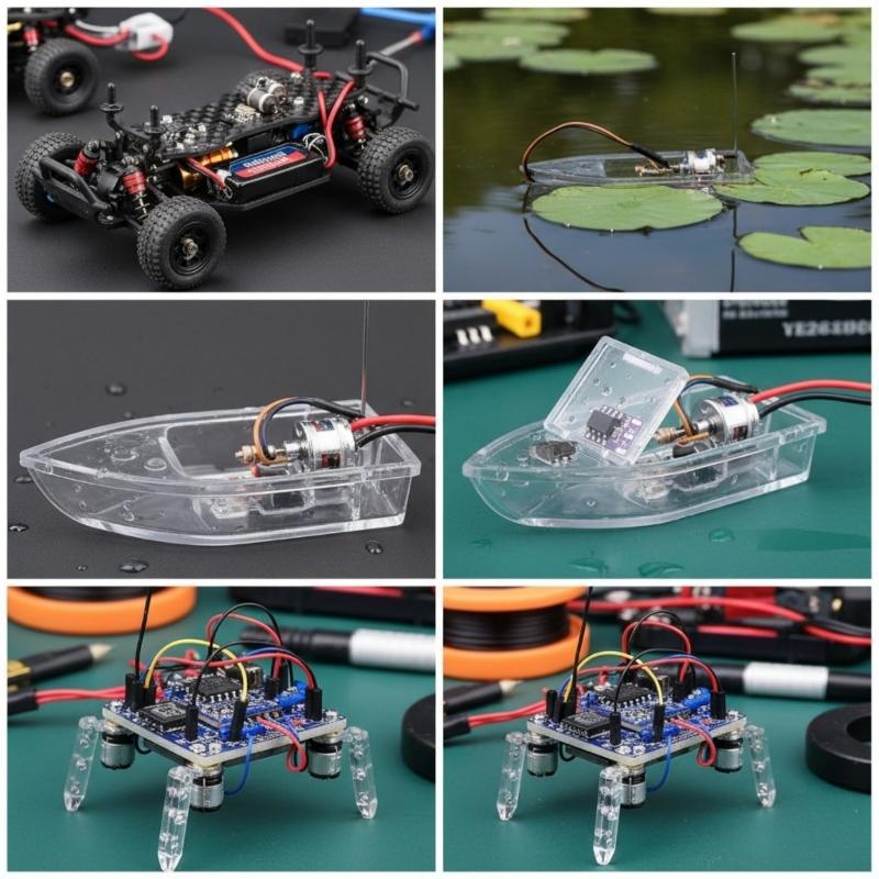 1.8A Two Output Brushed Motor Speed Controller Hollow Cup Motor Mini For DIY Car Boats Airplanes