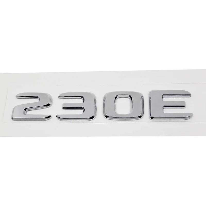 ABS Car Fender Trunk Letter Emblem Tail Number Sticker for Mercedes Benz 230E 300E 300SEL 300SE 500SEL 560SEL 600SEL Badge AB1 QQ26