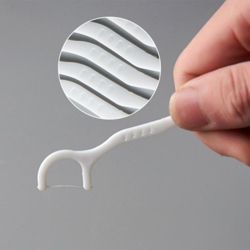 Easy disposable dental floss interdental brush large capacity 300P