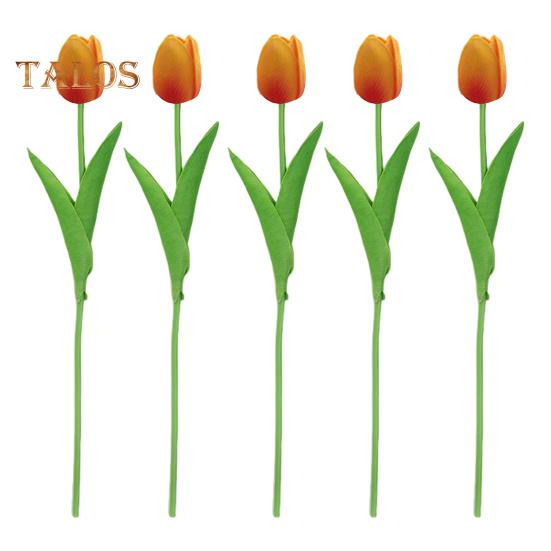 5 шт. Имитация тюльпана 34 см Искусственный тюльпан Поддельные цветы Искусственный тюльпан оптом Подарок на День матери для вазы Главная Кухня Свадьба Весна Украшения для вечеринки