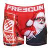 Christmas Printed Elastic Microfiber Boxer with Can Gift Box Child